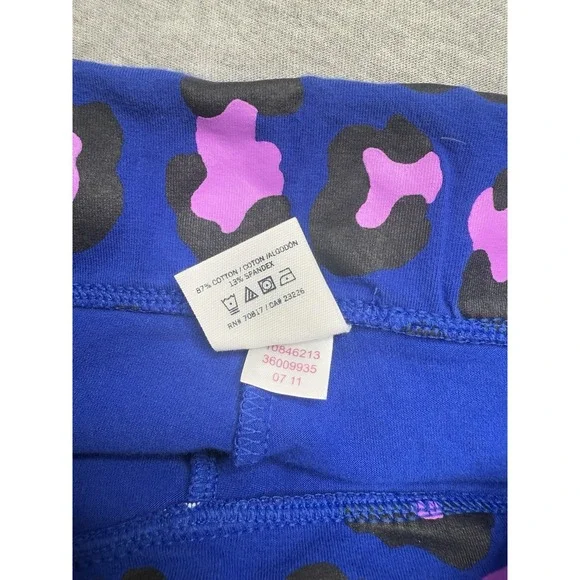 RARE Vintage Victoria's Secret Y2K foldover cropped PINK pants - Leopard Size M - Picture 4 of 8